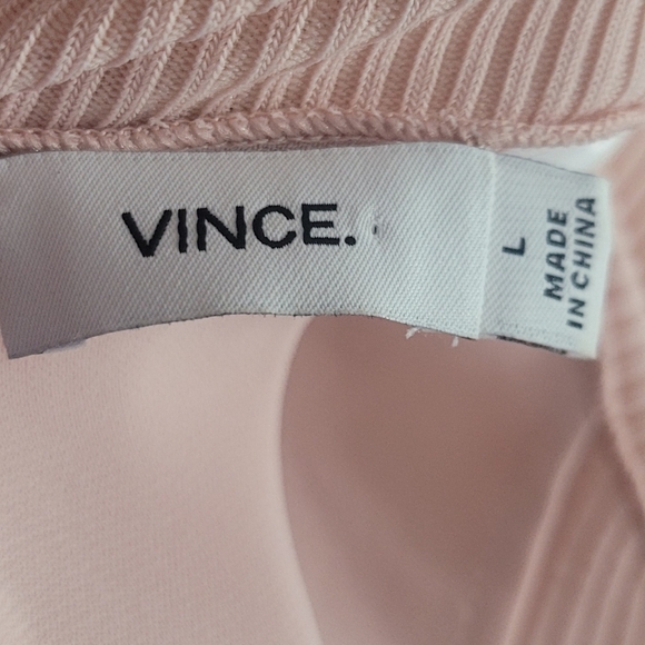 Vince Elegant Pink Sleeveless Top - Picture 4 of 10